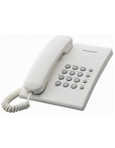 PANASONIC KX-TS500EX Teléfono analógico con cable Blanco 